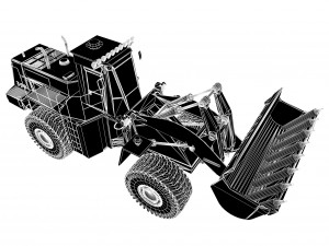 Bulldozer Model 3D