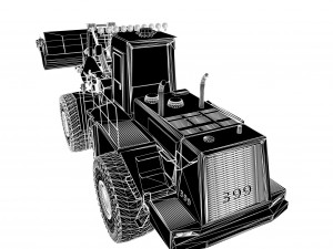 Bulldozer Model 3D