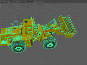 Bulldozer Model 3D