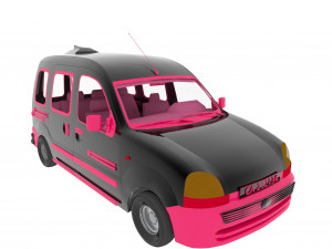 Fantasy Van 3D Model