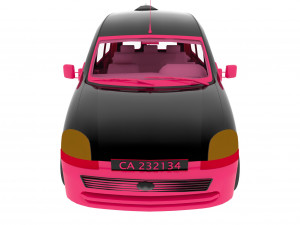 Fantasy Van 3D Model