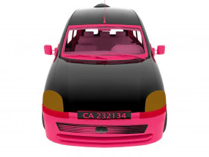 Fantasy Van 3D Model