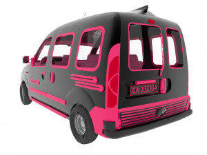 Fantasy Van 3D Model