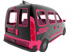 Fantasy Van 3D Model