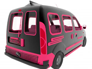 Fantasy Van 3D Model