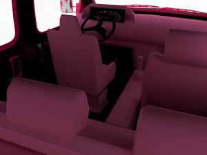 Fantasy Van 3D Model