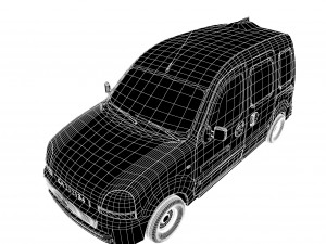 Fantasy Van 3D Model