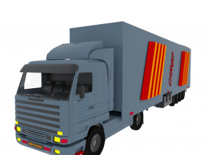 Long Truck 3D 模型