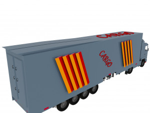 Long Truck 3D 模型