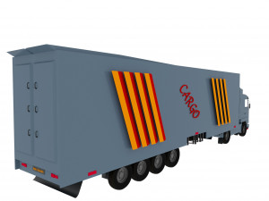 Long Truck 3D 模型