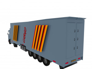 Long Truck 3D 模型