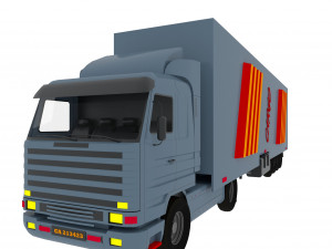 Long Truck 3D 模型