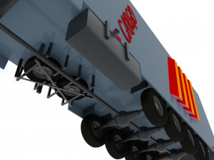 Long Truck 3D 模型