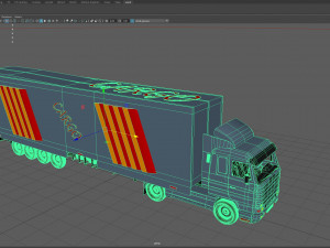Long Truck 3D 模型