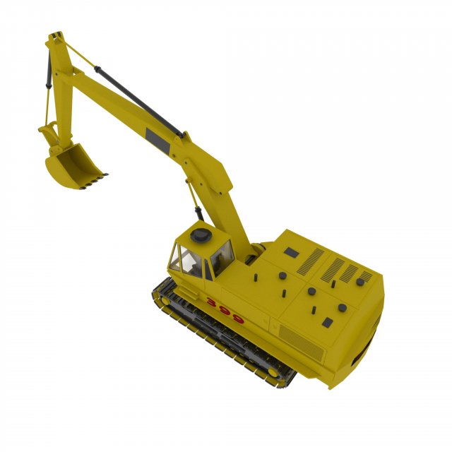 Excavator 3D मॉडल .c4d .max .obj .3ds .fbx .stl .blend 