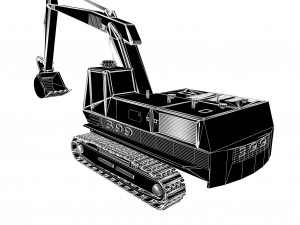 Excavator 3D मॉडल