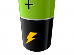 Realistic Battery 3Dモデル