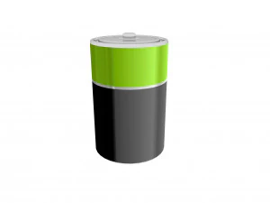 Batterie r&eacute;aliste Modèle 3D