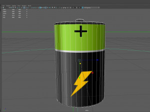 Realistic Battery 3Dモデル