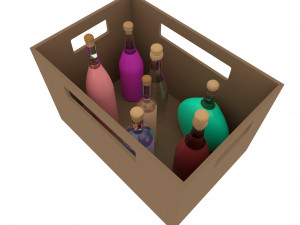 Bottles Model 3D