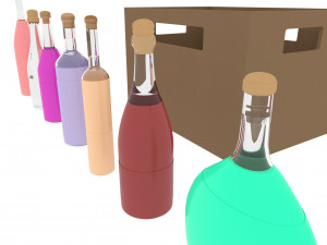 Bottles 3D Model