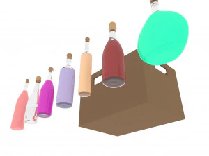 Bottles 3D Model