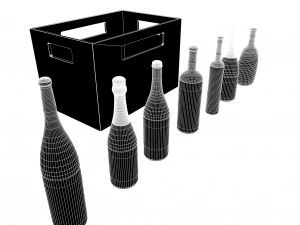 Bottles 3D Model