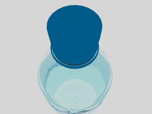 Plastic Water Bottle Model 3D