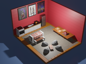 My kitchen in real life 3D Model