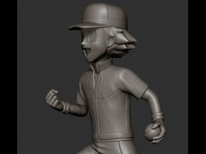 Pokemon - Ash Ketchum Modèles 3D en vedette