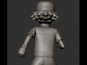 Pokemon - Ash Ketchum 3D Print Model