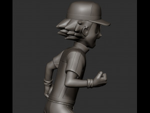 Pokemon - Ash Ketchum Modèles 3D en vedette