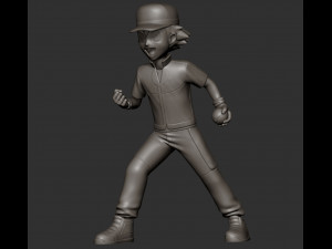 Pokemon - Ash Ketchum Modèles 3D en vedette