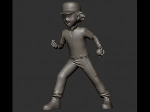 Pokemon - Ash Ketchum 3D Print Model