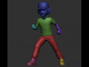 Pokemon - Ash Ketchum 3D Print Model