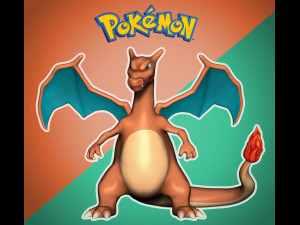 Pokemon - Charizard Modelo de Impressão 3D