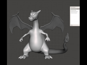 Pokemon - Charizard Modèles 3D en vedette