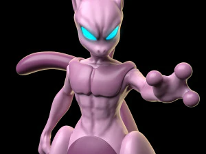 Pokemon - Mewtwo 3D Print Model