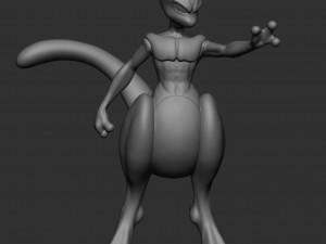 Pokemon - Mewtwo Modelo de impresión 3D