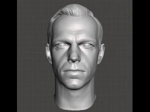 휴고 위빙 - 스미스 요원 3D 프린트 모델