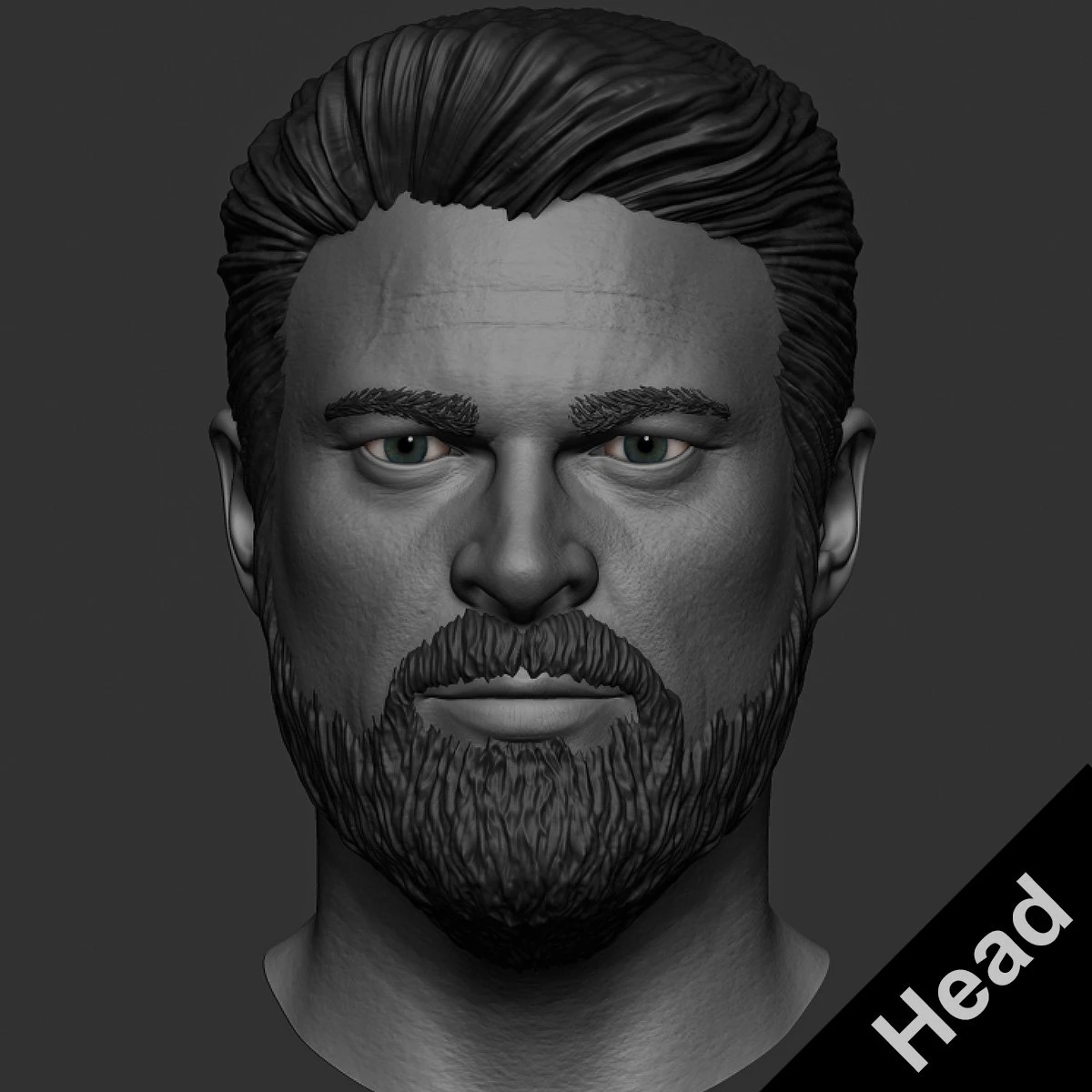 Karl Urban - Butcher 3D Print Model .c4d .max .obj .3ds .fbx .stl .blend 
