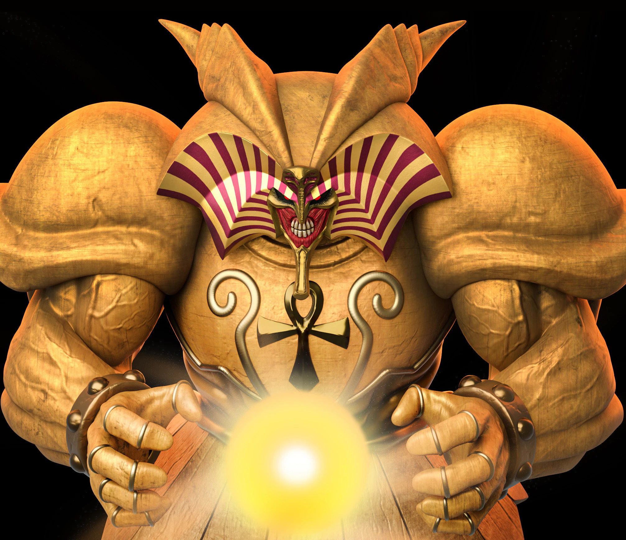 Exodia - YU GI OH 3D Print Model .c4d .max .obj .3ds .fbx .stl .blend 