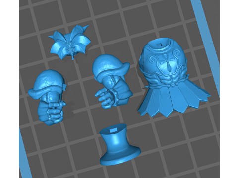 Exodia - YU GI OH Modelo de Impressão 3D