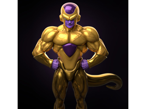 Golden Freeza - Dragon Ball Z Modelo de impresión 3D