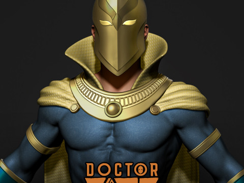 Dr Fate - DC comics Modèles 3D en vedette