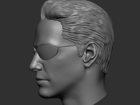 Neo - Keanu Reeves - Matrix 3D 打印模型