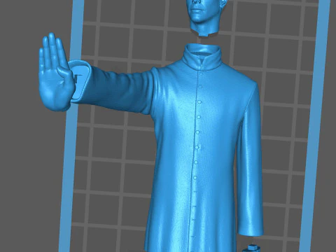 Neo - Keanu Reeves - Matrix 3D Print Model