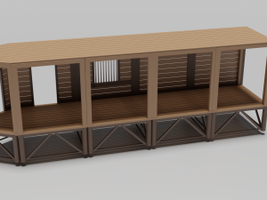 Constructor of buildings for the game 3D Model