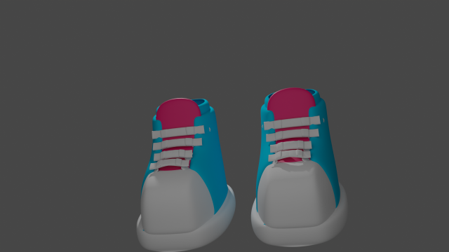 Low poly sneaker 3D Model .c4d .max .obj .3ds .fbx .stl .blend 