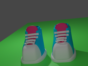 Low poly sneaker 3D Model